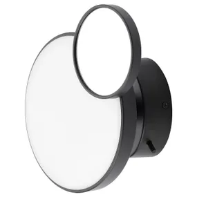 IKEA KABOMBA КАБУМБА, светодиодное бра с зеркалом, может быть тонирована в матовый / черный цвет, 20 см 604.852.83 фото