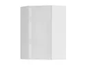 BRW Угловой верхний кухонный шкаф Sole 60 см левый белый глянец, альпийский белый/глянцевый белый FH_GNWU_60/95_L-BAL/BIP фото thumb №1