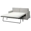 IKEA HYLTARP ХЮЛЬТАРП, 2-місний диван-ліжко, Талміра біла/чорна 895.148.88 фото thumb №1