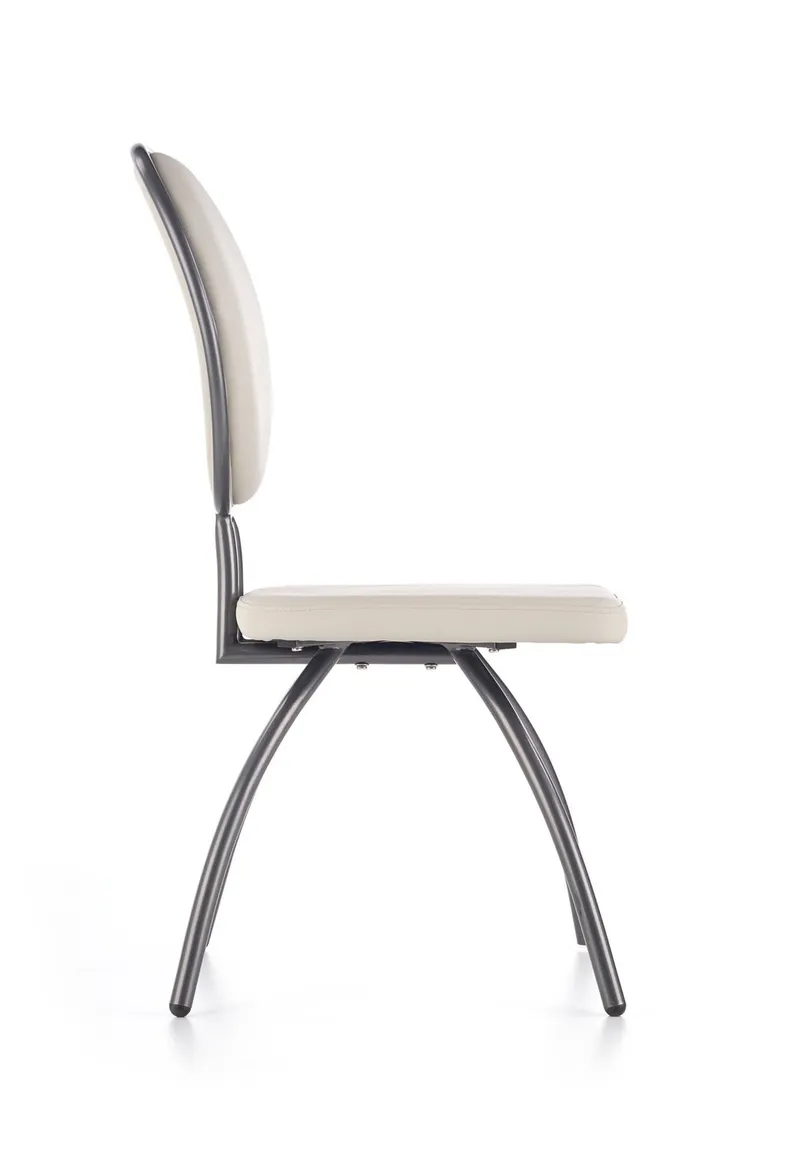 Кухонний стілець HALMAR K298 світло-сірий/графіт фото №4
