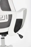 Кресло компьютерное офисное вращающееся HALMAR VALDEZ 2 серый/черный фото thumb №7