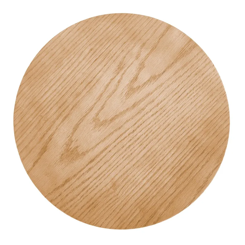 Журнальный столик деревянный круглый HALMAR WOODY, 80x80 см, натуральный фото №5