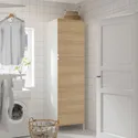 IKEA ENHET ЭНХЕТ, комбинация д / хранения, белый / имит. дуб, 60x62x210 см 294.356.72 фото thumb №2
