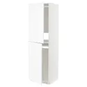 IKEA METOD МЕТОД, висока шафа для холодильнка / морозил, білий Енкопінг / білий імітація дерева, 60x60x200 см 194.735.27 фото thumb №1