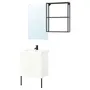 IKEA ENHET ЕНХЕТ, ванна, антрацит / білий, 64x43x87 см 395.476.74 фото