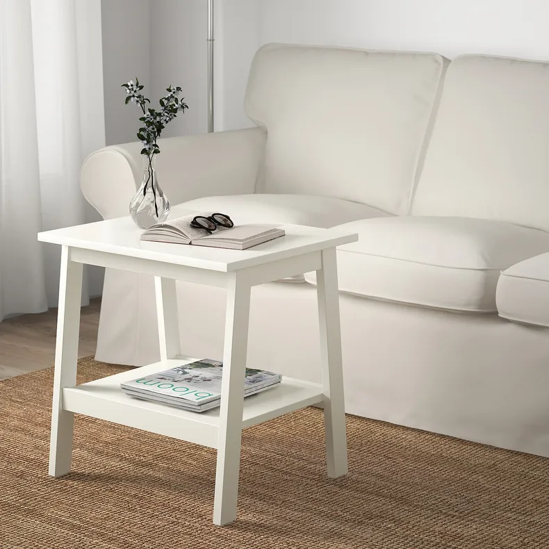 IKEA LUNNARP ЛУННАРП, журнальний столик, білий, 55x45 см 703.990.20 фото №4