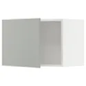 IKEA METOD МЕТОД, навесной шкаф, белый / светло-серый, 60x40 см 395.387.59 фото thumb №1