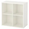 IKEA EKET ЕКЕТ, шафа, 4 відділення, білий, 70x35x70 см 603.339.54 фото thumb №1