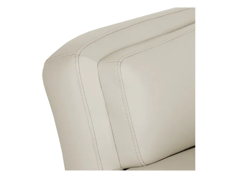 BRW Класичне крісло Viena з натуральної шкіри білого кольору, Мадрас 215 FO-VIENA-1-SK1_BC246E фото №7