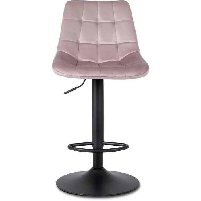 Барний стілець оксамитовий MEBEL ELITE ARCOS 2 Velvet, рожевий фото №7