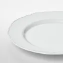 IKEA UPPLAGA УППЛАГА, десертна тарілка, білий, 22 см 704.247.03 фото thumb №5