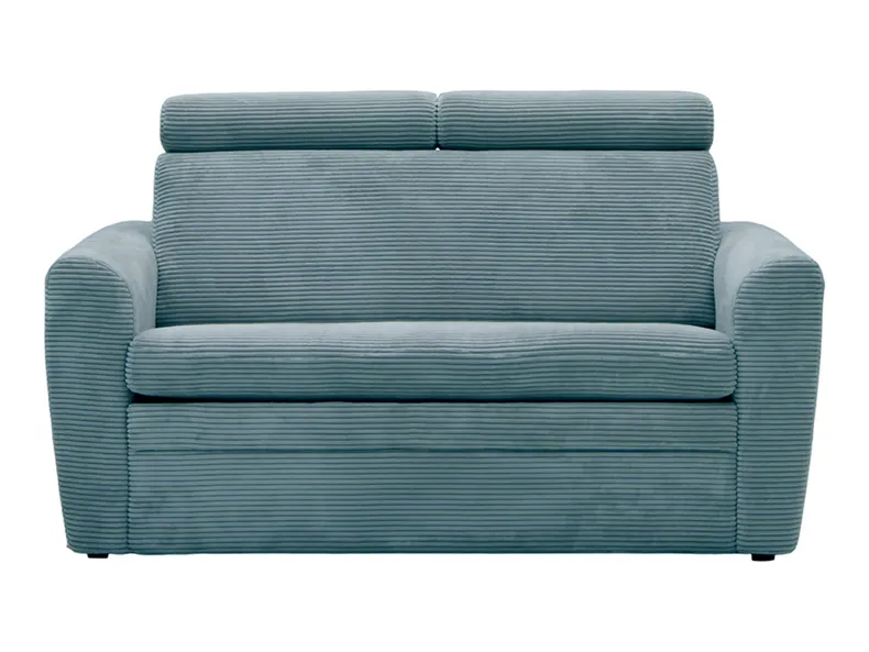 BRW Двомісний диван-ліжко Larida з коробкою з велюрової тканини бірюзового кольору, Poso 26 Бірюза SO2-LARIDA-2FBK-GA2_BA41FE фото №1