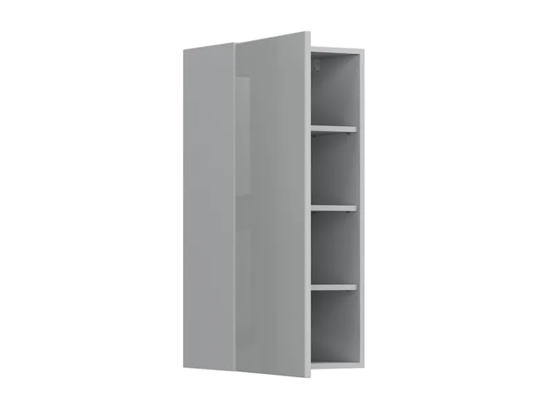 Кухонный шкаф BRW Top Line 45 см левый серый глянец, серый гранола/серый глянец TV_G_45/95_L-SZG/SP фото №3