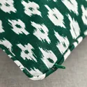 IKEA SKÅNEFIBBLA СКОНЕФИББЛА, чехол на подушку, Зеленый/белый, 50x50 см 705.827.21 фото thumb №3