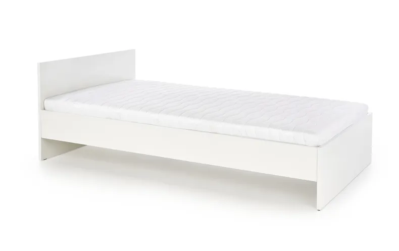 Ліжко односпальне HALMAR LIMA 120x200 см біле фото №1