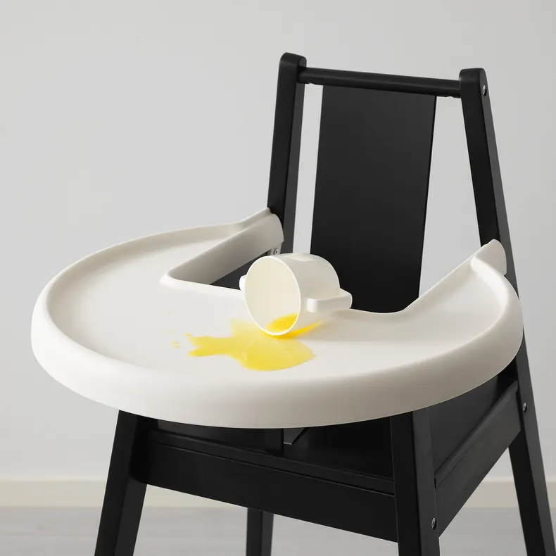 IKEA BLÅMES БЛОМЕС, высокий стульчик со столешн, черный 501.650.79 фото №4