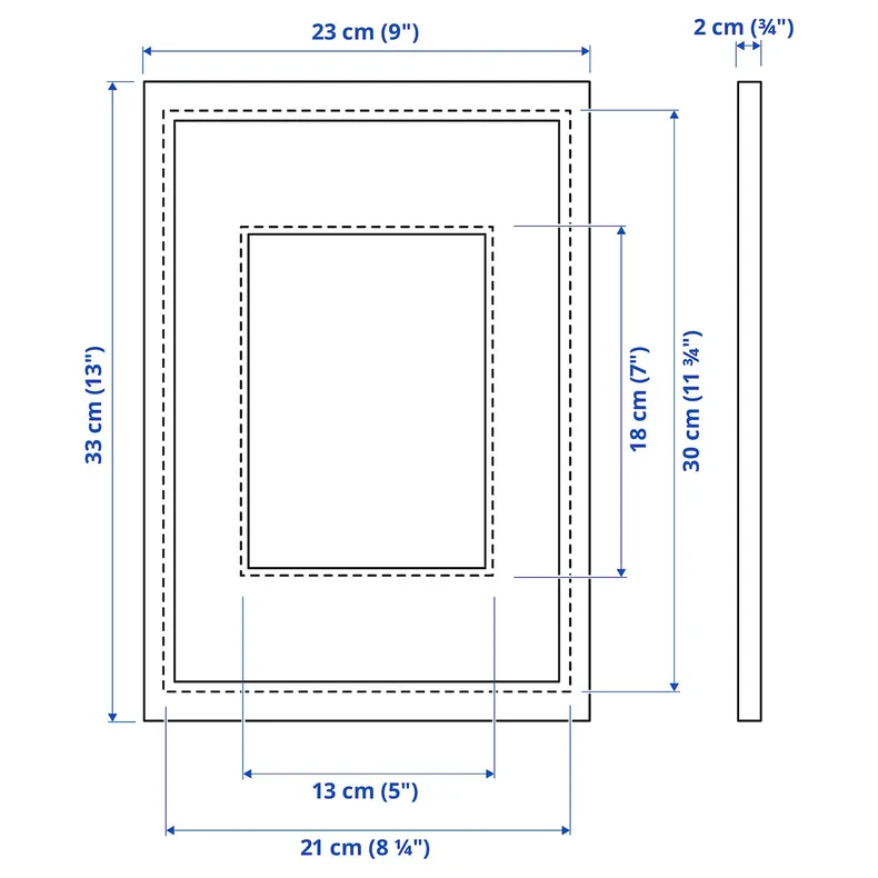 IKEA SILVERHÖJDEN СІЛВЕРХОЙДЕН, рамка, золотистий колір, 21x30 см 403.703.96 фото №5