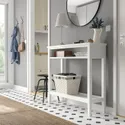 IKEA IDANÄS ИДАНЭС, консольный стол, белый, 104x32x95 см 904.878.79 фото thumb №2