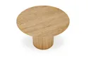 Обідній стіл HALMAR LOPEZ 120x120 см, натуральний дуб фото thumb №8