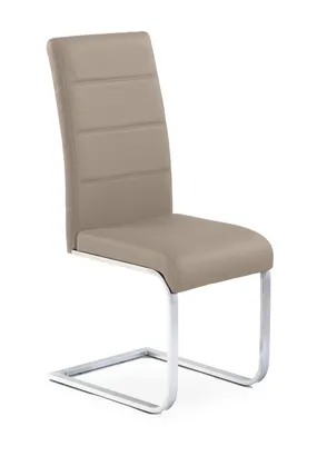 Кухонний стілець HALMAR K85 хром/капучино фото
