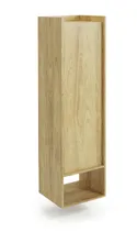 Книжный шкаф HALMAR MOBIUS 1D 50x41 см, натуральный гикори фото thumb №1