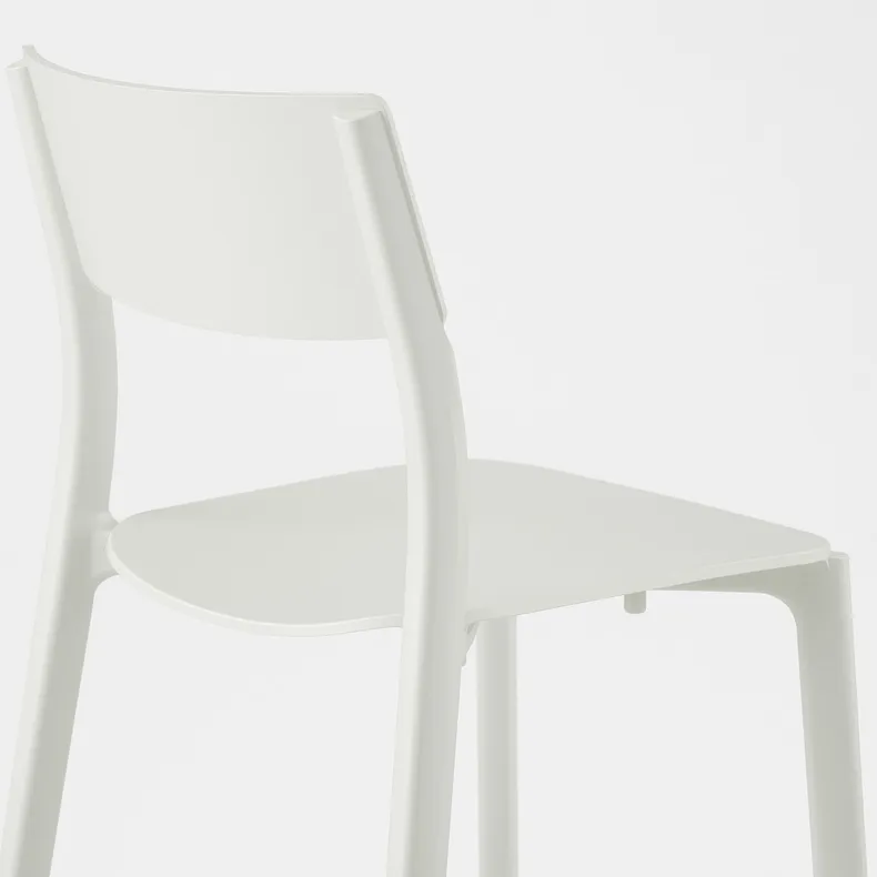 IKEA JANINGE ЯНІНГЕ, стілець, білий 002.460.78 фото №12