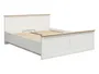 BRW Кровать Frija 180x200 с каркасом и ящиком для хранения andersen pine white, сосна андерсен белая/дуб художественный LOZ/180-APW/DASN фото