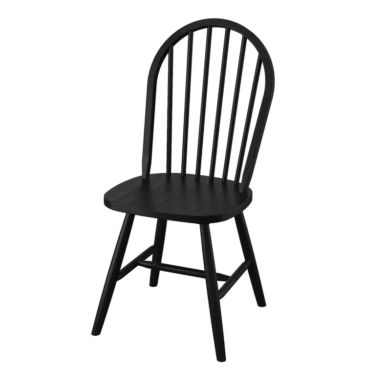 IKEA SKOGSTA СКОГСТА, стілець, чорний 505.448.67 фото №1