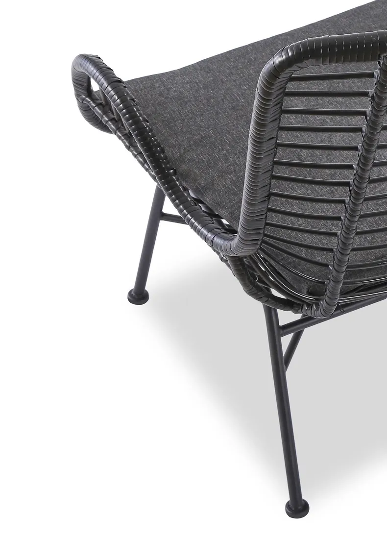 Кресло HALMAR IKARO 2 черный / серый фото №8