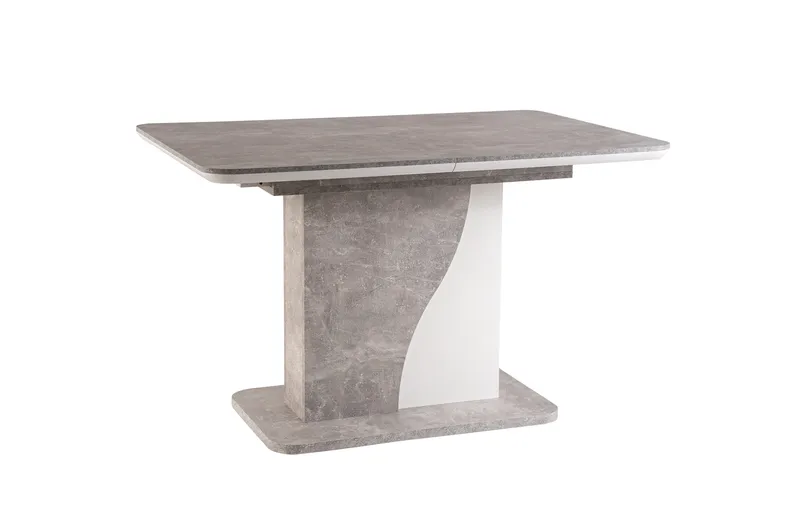 Стол кухонный SIGNAL SIRIUS IN, белый матовый / эффект бетона, 80x120 фото №5
