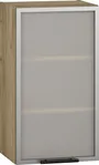 Верхний шкаф-витрина модульная HALMAR VENTO GV-40/72, дуб крафт, правый фото