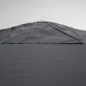 IKEA SEGLARÖ СЕГЛАРО, зонт от солнца с опорой, антрацит / Свартё темно-серый, 330x240 см 894.957.57 фото thumb №3