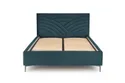 Узголів'я ліжка HALMAR MODULO W3 160 см темно-зеленого кольору. Моноліт 37 фото thumb №5