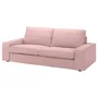 IKEA KIVIK КИВИК, 3-местный диван, Окрашенный в светло-розовый цвет 294.847.66 фото