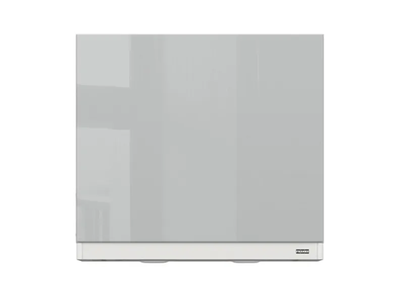 BRW Кухонный гарнитур Top Line 60 см с вытяжкой наклонный серый глянец, серый гранола/серый глянец TV_GOO_60/50_O_FL_BRW-SZG/SP/BI фото №1