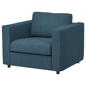 IKEA VIMLE ВІМЛЕ, крісло, Hillared темно-синій 294.771.34 фото