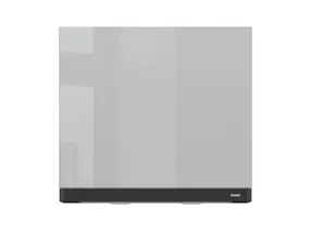 BRW Кухонный гарнитур Top Line 60 см с вытяжкой наклонный серый глянец, серый гранола/серый глянец TV_GOO_60/50_O_FL_BRW-SZG/SP/CA фото