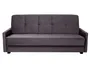 BRW Тримісний диван Maro розкладний з ящиком для зберігання велюровий сірий, Трійця 34 Сірий WE-MARO-3K-GR2_B852B2 фото