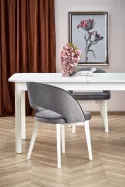 Кухонний стіл розкладний HALMAR FLORIAN 160-228x90 см, стільниця - білий, ніжки - білі фото thumb №14