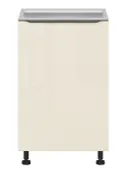 BRW Sole L6 50 см левый кухонный шкаф магнолия жемчуг, альпийский белый/жемчуг магнолии FM_D_50/82_L-BAL/MAPE фото thumb №1