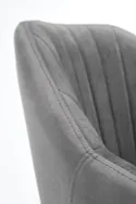 Кресло компьютерное офисное вращающееся HALMAR FRESCO, серый бархат фото thumb №7