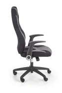 Крісло комп'ютерне офісне обертове HALMAR JOFREY чорний / сірий фото thumb №3