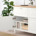 IKEA BESTÅ БЕСТО, комб для хран с дверц / ящ, белый / Смевикен / Каббарп белый, 120x42x76 см 293.876.90 фото thumb №3