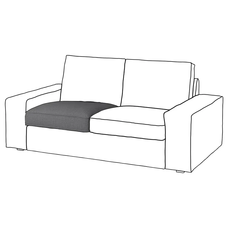 IKEA KIVIK КИВИК, подушка сиденья 2-местного дивана, запасная часть 304.980.17 фото №2