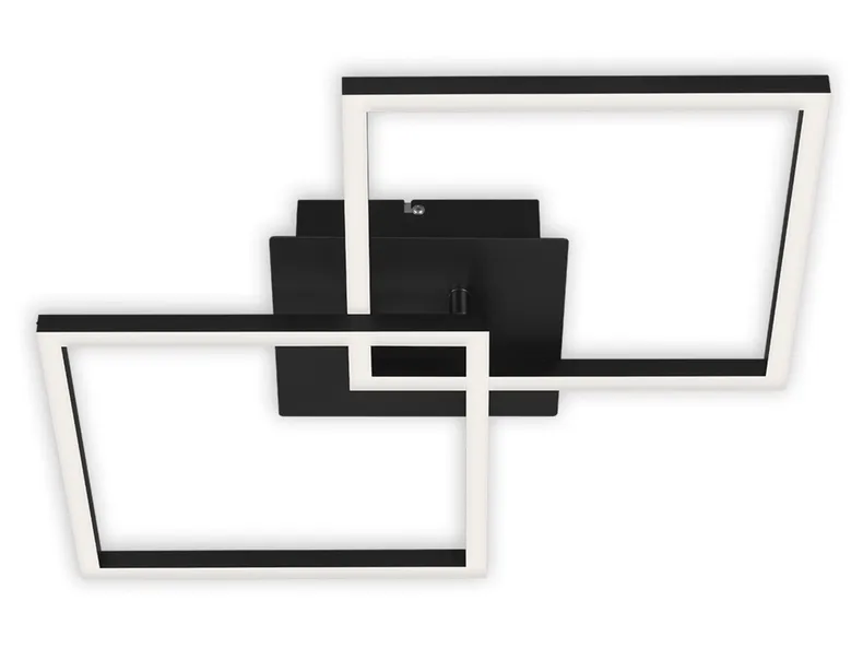 BRW Frame LED 2-позиционный металлический потолочный светильник черный 084471 фото №1