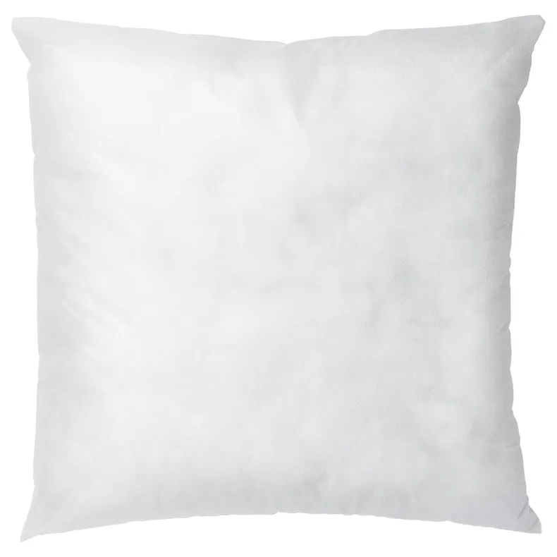 IKEA INNER ІННЕР, подушка, білий/м'який, 50x50 см 602.621.93 фото №1