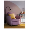 IKEA EKOLSUND ЕКОЛЬСУНД, крісло розкладне, Гарматний світло-рожевий 592.971.84 фото thumb №2