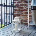 IKEA BORRBY БОРРБЮ, ліхтар для формової свічки, для приміщення/вулиці білий, 28 см 302.701.42 фото thumb №6