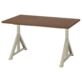 IKEA IDÅSEN ИДОСЕН, письменный стол, коричневый / бежевый, 120x70 см 392.810.18 фото