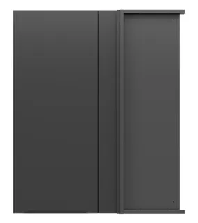 BRW Sole L6 правый угловой кухонный шкаф черный матовый 80x95 см, черный/черный матовый FM_GNW_80/95/35_P/B-CA/CAM фото